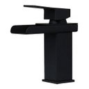 Ver mais imagens de Torneira Lavatório Banheiro Cascata Black Misturador Monocomando Bica Baixa T103-06 Preto Luuk Young