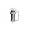 Valvula Ralo Escoamento Click Up Inteligente em Metal para Banheiro E27 Luuk Young - 2