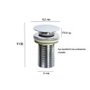 Ver imagem 4 de Valvula Ralo Escoamento Click Up Inteligente em Metal para Banheiro E27 Luuk Young