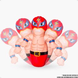 Boneco Inflável João Bobo Teimoso Combate Boxeador Intex - 5