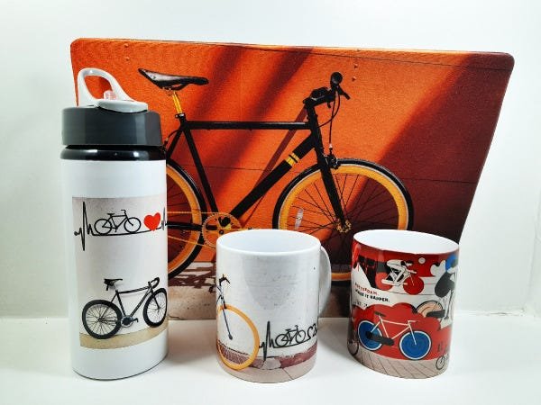 Kit Presente para Ciclistas Amo Minha Bike Personalizado - 2