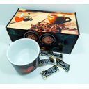 Ver imagem 5 de Kit Caixa Presente Amo Café com Xicara personalizada