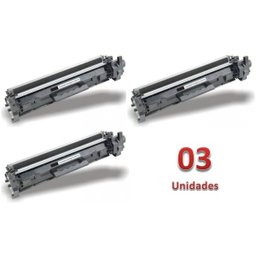 3 Toner Compatível Cf217 217a Para Hp M130A M102A M102W M130FN M130FW M130NW - 3