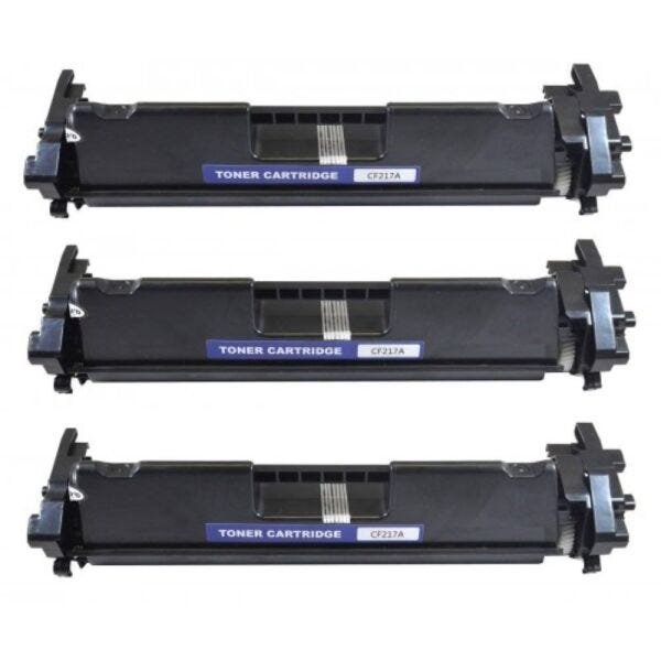 3 Toner Compatível Cf217 217a Para Hp M130A M102A M102W M130FN M130FW M130NW - 4