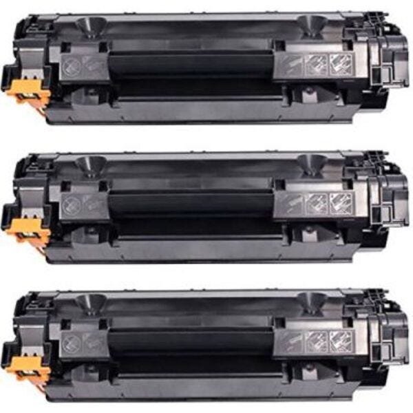 3 Toner Para Impressora Hp P1102w M1132 M1130 P1006 P1005 M1522 P1606 P1600 P1566 Compatível - 2