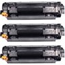 3 Toner Para Impressora Hp P1102w M1132 M1130 P1006 P1005 M1522 P1606 P1600 P1566 Compatível - 2