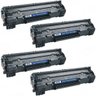 Kit 4 Toner Para Hp P1102w M1132 P1005 M1130 Ce 285 Cb435a Compatível - 1