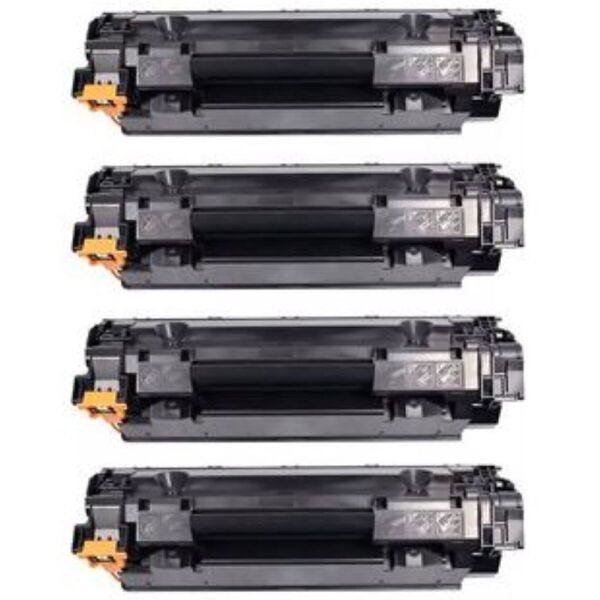 Kit 4 Toner Para Hp P1102w M1132 P1005 M1130 Ce 285 Cb435a Compatível - 2