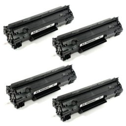 Kit 4 Toner Para Hp P1102w M1132 P1005 M1130 Ce 285 Cb435a Compatível - 3