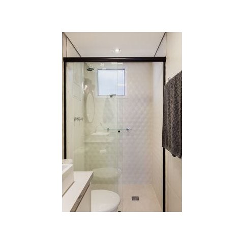 Box de Vidro para Banheiro 1,90x1,10m 8mm Preto