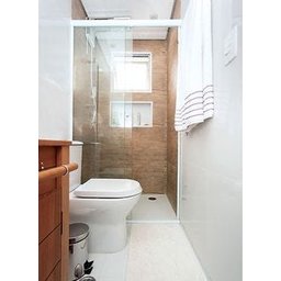 Box de Vidro para Banheiro 1,90x1,10m 8mm Branco - 2