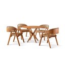 Ver imagem 2 de Conjunto de Mesa Redonda 100cm com 4 Cadeiras Gaia Yescasa