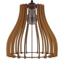 Ver imagem 1 de Luminária Teto tipo Pendente AQUILES MDF - Completa - Cor: Marrom
