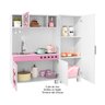 Cozinha Infantil Completa Charme de Brinquedo em Mdf Rosa - 5