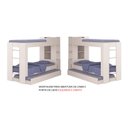 Ver mais imagens de Beliche Cama Aux com 3 Colchões Ditália Treliche Cm-15 Branco