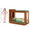 Beliche Cama Aux com 3 Colchões Ditália Treliche Cm15 Diamond - 6