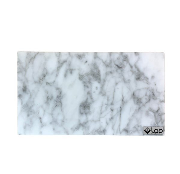 Bandeja de Bancada em Marmore Branco Carrarara 13x22 cm cha - 3