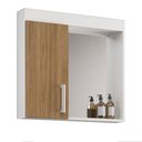 Ver imagem 3 de Armário de Banheiro 60cm 01 Porta Ref 561 Cewal - Branco/itapuã