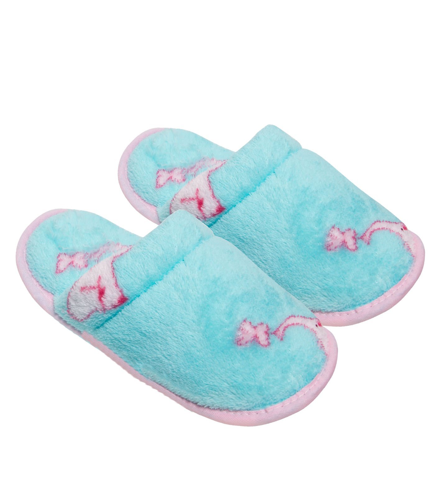 Pantufa Microfibra Porto Franco Azul M