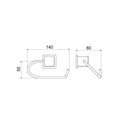 Ver imagem 3 de Porta-Papel 101 C 37 Home Cromado - Meber