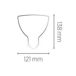 Lâmpada Led Save Energy Par 38 15w E27 Bivolt 2700k Luz Amarela Se-120.439 - 3