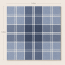 Ver imagem 3 de Toalha de Mesa Colibri 4 Lugares Algodão 1,40 x 1,40 m Azul Santa Sofia