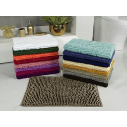 Tapete de Banheiro Antiderrapante Bolinha 40cm X 60cm:vinho - 2