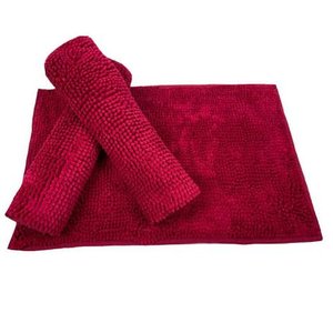 Tapete de Banheiro Antiderrapante Bolinha 40cm X 60cm:vinho