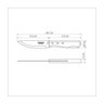 Conjunto Garfo e Faca para Churrasco Tramontina Outback Grande Talheres Avulsos - 4