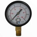 Ver imagem 2 de Manômetro Saída Vertical Rosca 1/4 0-7 Bar100 Psi Genebre 3714007