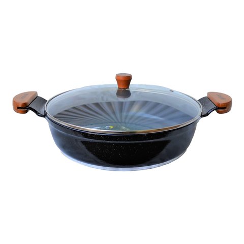 Frigideira Preto Liso Antiaderente Cerâmica Javali AM 30cm