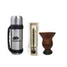 Kit de Chimarrão personalizado Cuia lisa tradicional bomba e garrafa térmica - 1