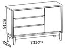 Ver imagem 5 de Quarto De Bebê Completo Berço Guarda Roupa e Cômoda - Classic New
