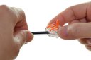 Ver imagem 2 de 15 Conector Elétrico Borne Emenda 3 Fios Tipo Wago 222-413