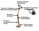 Ver imagem 7 de Luminária de Chão Amêndoa Pelicano Bivolt Tebarrot Móveis