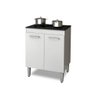 Balcão de Cozinha para Cooktop 5 Bocas com 2 Portas Nauru - Branco - 1