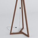 Ver imagem 2 de Luminária Classic Tebarrot Preto com Pé de Madeira Amendoa Decoração