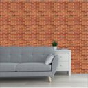 Ver imagem 3 de Papel de parede Tijolos Vermelho