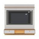 Ver imagem 2 de Painel TV 60" Suspenso 160cm com Bancada 2 Portas Basculante Ruan C04 - D'Rossi