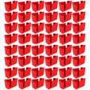 Ver imagem 1 de Kit 48 Suportes Porta Guardanapos de Mesa Trio Crippa Vermelho Lanchonete Restaurante