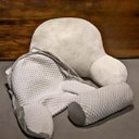 Ver imagem 3 de Travesseiro Multifuncional de Descanso e Apoio - Cinza