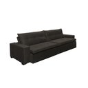 Ver imagem 3 de Sofá Retrátil e Reclinavel Oklahoma 2,82 Mts com Molas e Pillow no Assento Tecido Suede Café