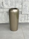 Ver imagem 2 de Vaso de Fibra de Vidro 63X28 cm Estilo Vietnamita Dourado Brilho