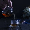 Ver imagem 7 de Conjunto 6 Xícaras Para Chá Com Pires de Vidro Lotus 185ml Lyor