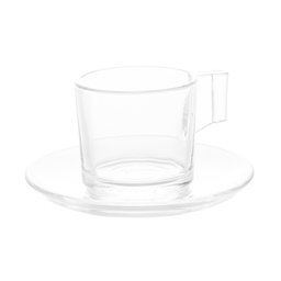 Conjunto 6 Xícaras Para Chá Com Pires de Vidro Lotus 185ml Lyor - 3