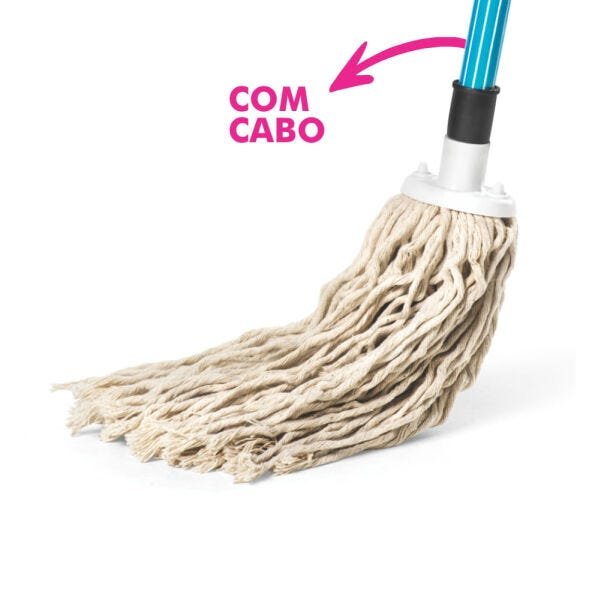 Mop Limp Lave Com 6 Unidades ATACADO Limp Lave Sem Cabo Com 6 Unidades - 1