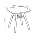 Ver imagem 2 de Mesa Infantil Quadrada 51cm Pipa Rivatti