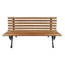 Ver imagem 1 de Banco de Jardim Tamanduá Estilo Praça 1,5M -10 Réguas