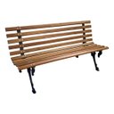 Ver imagem 2 de Banco de Jardim Tamanduá Estilo Praça 1,5M -10 Réguas