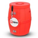 Ver imagem 3 de Chopeira Gelo Barril Rotomoldado Memo - 1 Torneira Italiana - Vermelha